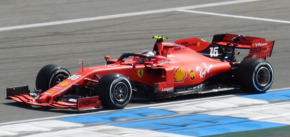 Charles Leclerc 在 2019 年德国大奖赛周末的霍根海姆赛道